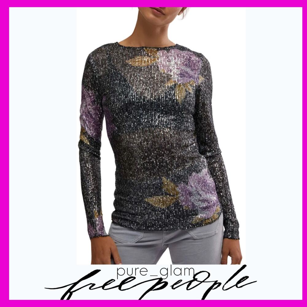 Free People sequin top